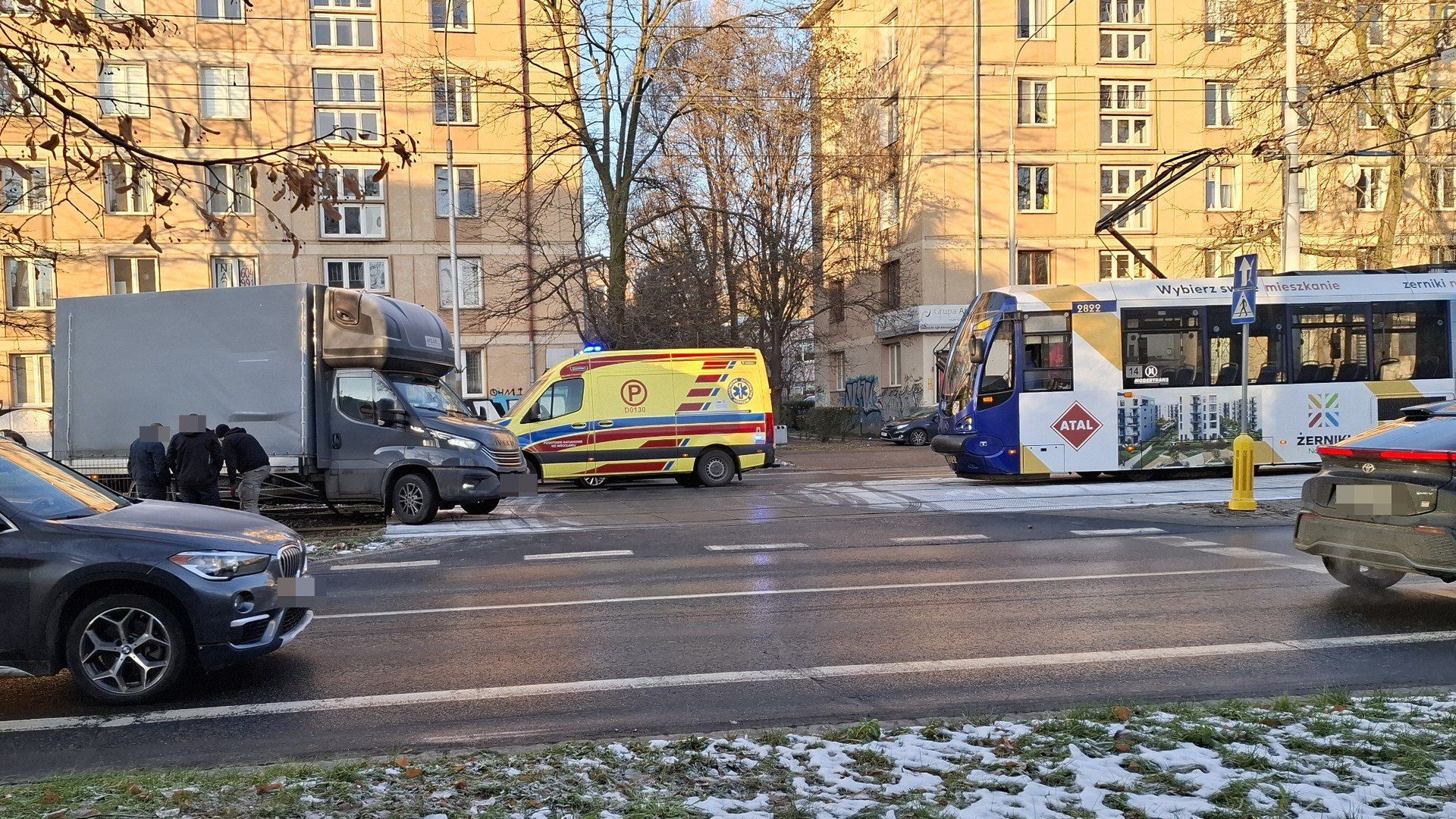 Wypadek w centrum Wrocławia