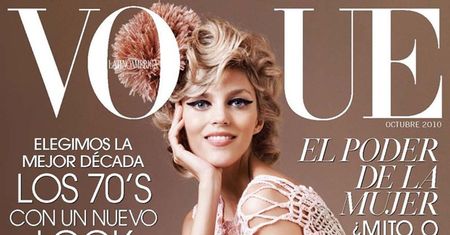Anja na okładce meksykańskiego Vogue'a