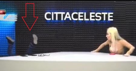 Ale cyrk w programie na żywo! Ekspert spadł z krzesła