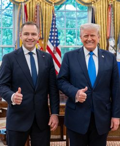 Wizyta Nawrockiego w USA. "Głębokie spory w podzielonej Polsce"