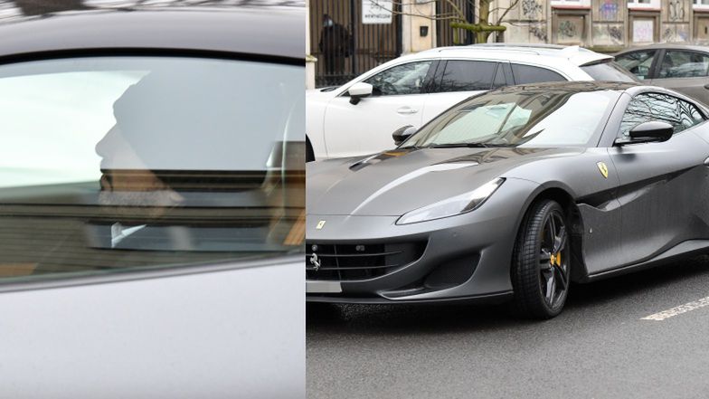 Patryk Vega wsiada do ferrari za 1,2 miliona złotych w czapce za ponad 2 tysiące złotych