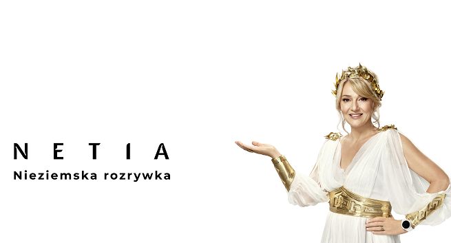 Katarzyna Kwiatkowska "boginią internetu" w nowych reklamach Netii