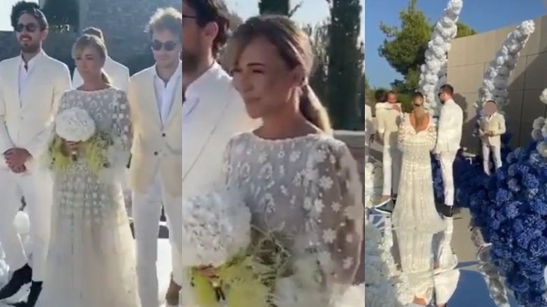 Joanna Przetakiewicz prowadzona przez synów do ślubu