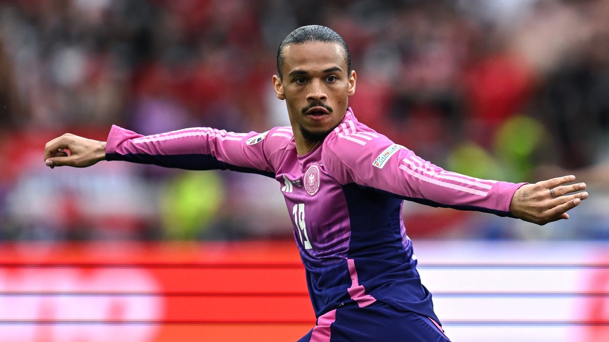STUTTGART, GERMANY - JUNE 19: Leroy Sane' of Germany looks on  during the UEFA EURO 2024 group stage match between Germany and Hungary at Stuttgart Arena on June 19, 2024 in Stuttgart, Germany. (Photo by Image Photo Agency/Getty Images)