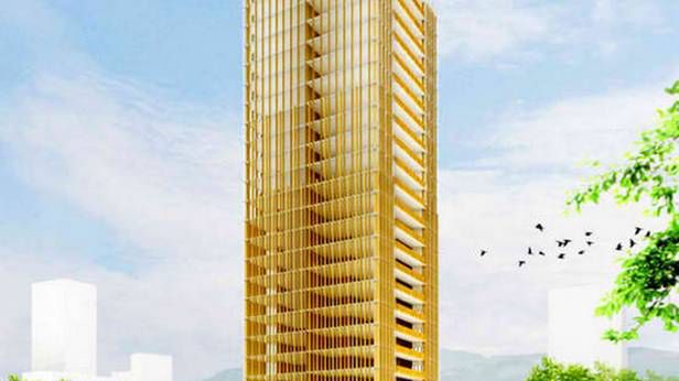 Kanadyjczycy budują najwyższy na świecie, drewniany drapacz chmur 1