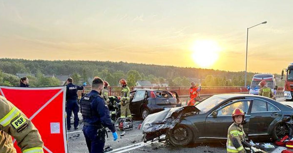 Tragiczny wypadek na drodze krajowej. 