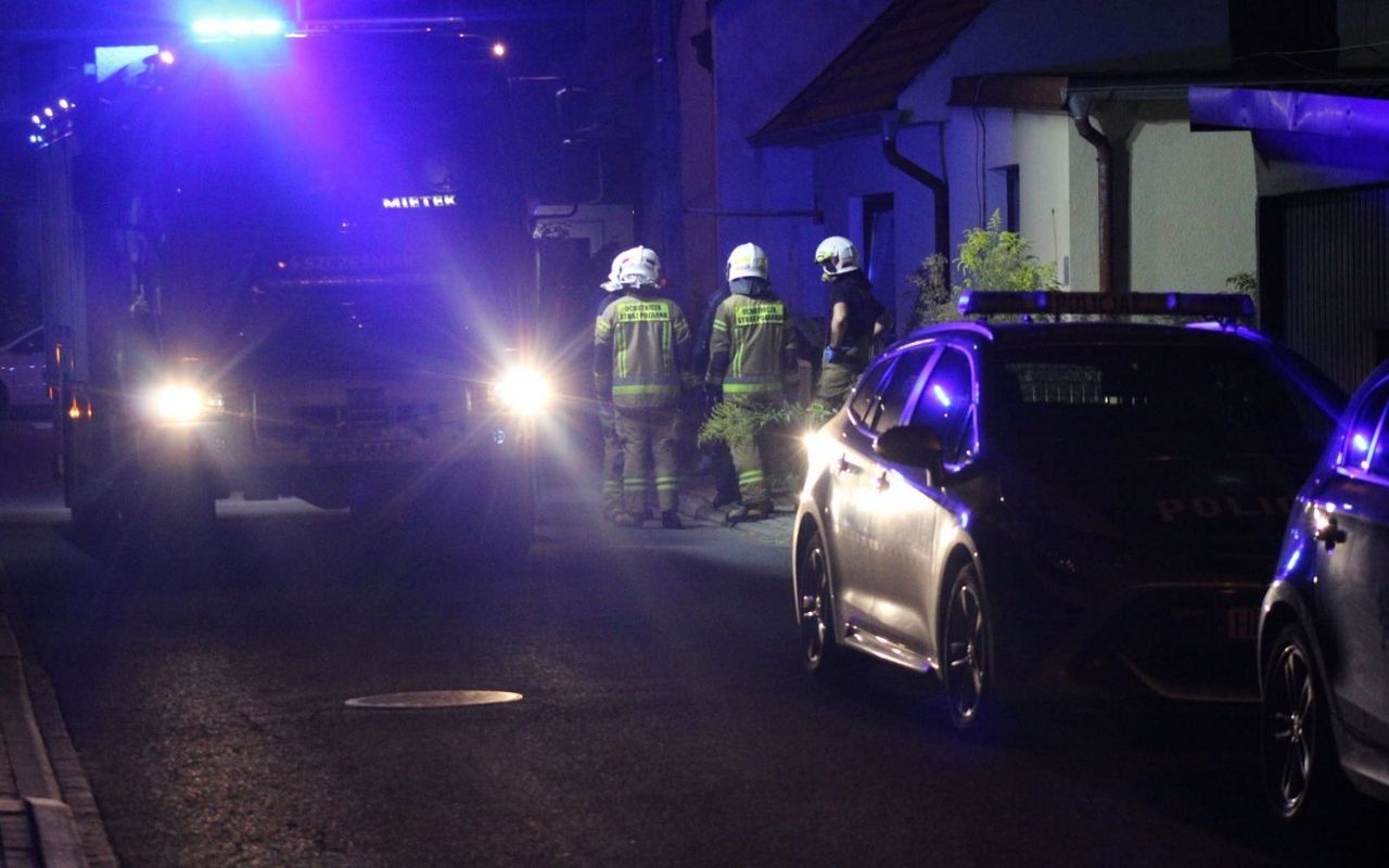 Kobieta z podciętym gardłem? Policja o nocnej akcji w Wieluniu