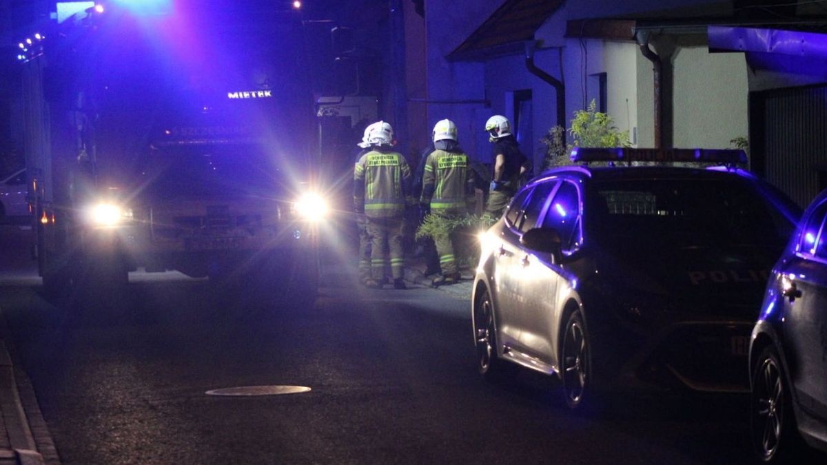 Interwencja policji w Wieluniu