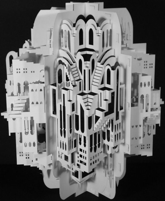Niesamowite obiekty architektoniczne wykonane z pojedynczej kartki papieru 12