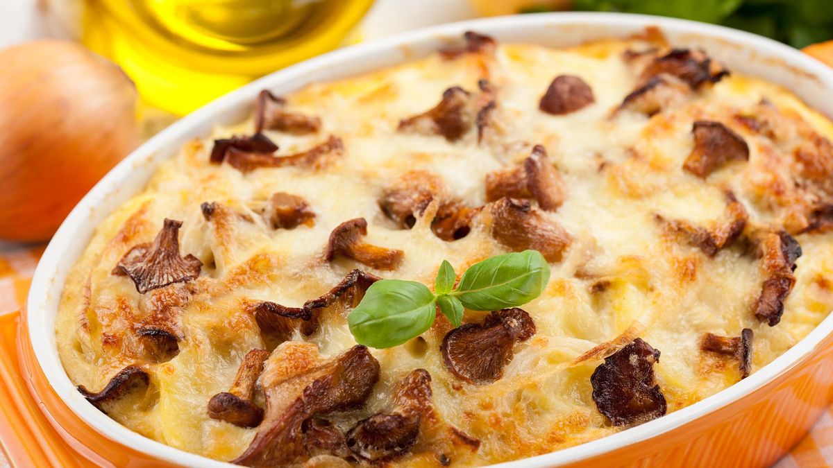 Zapiekanka ziemniaczana z grzybami