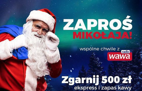 Radio Wawa ze świąteczną akcją „Zaproś Mikołaja”