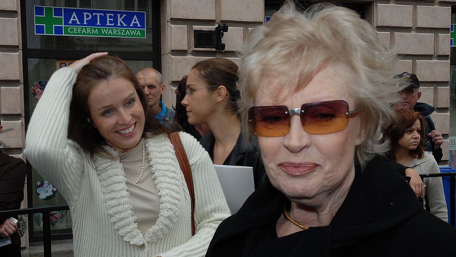 Beata Tyszkiewicz i Karolina Wajda