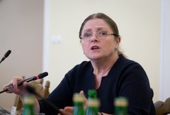 Krystyna Pawłowicz z ochroną SOP