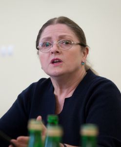 Krystyna Pawłowicz z ochroną SOP