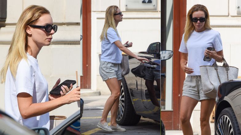 Izabela Janachowska przyłapana na mieście