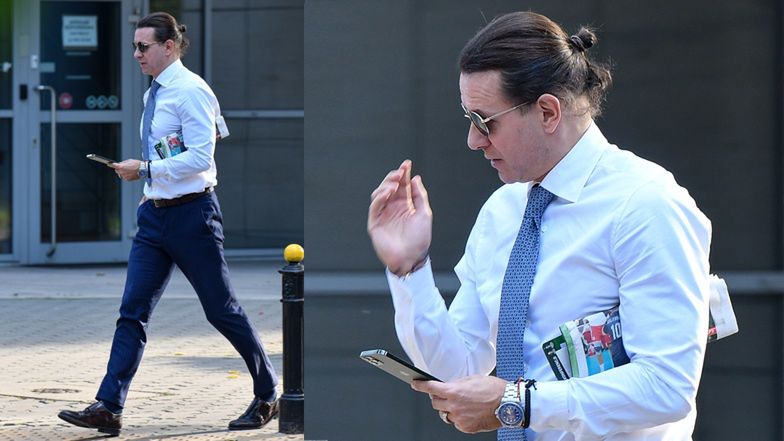 Radosław Majdan parkuje na zakazie 