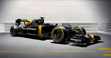 Renault RS16 - pierwszy zaprezentowany bolid Formuły 1 na sezon 2016
