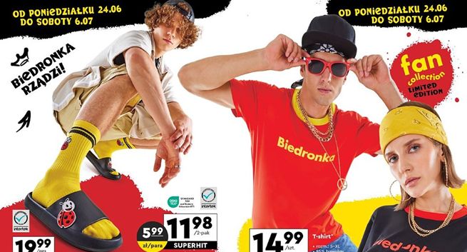 Biedronka jak Lidl. Sieć wypuszcza kolekcję fanowską