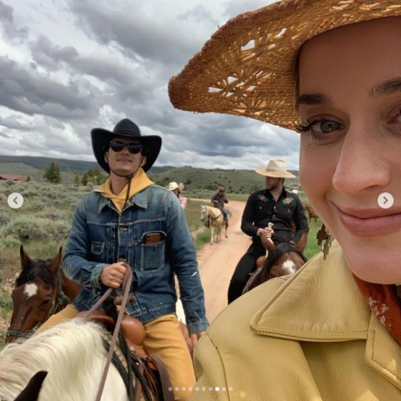 Katy Perry świętuje 44. urodziny Orlando Blooma serią niepublikowanych zdjęć