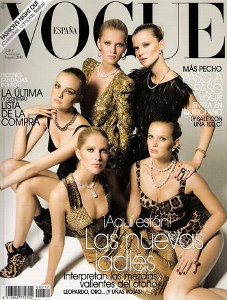 Kasia Struss na okładce "Vogue'a"
