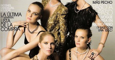 Kasia Struss na okładce "Vogue'a"