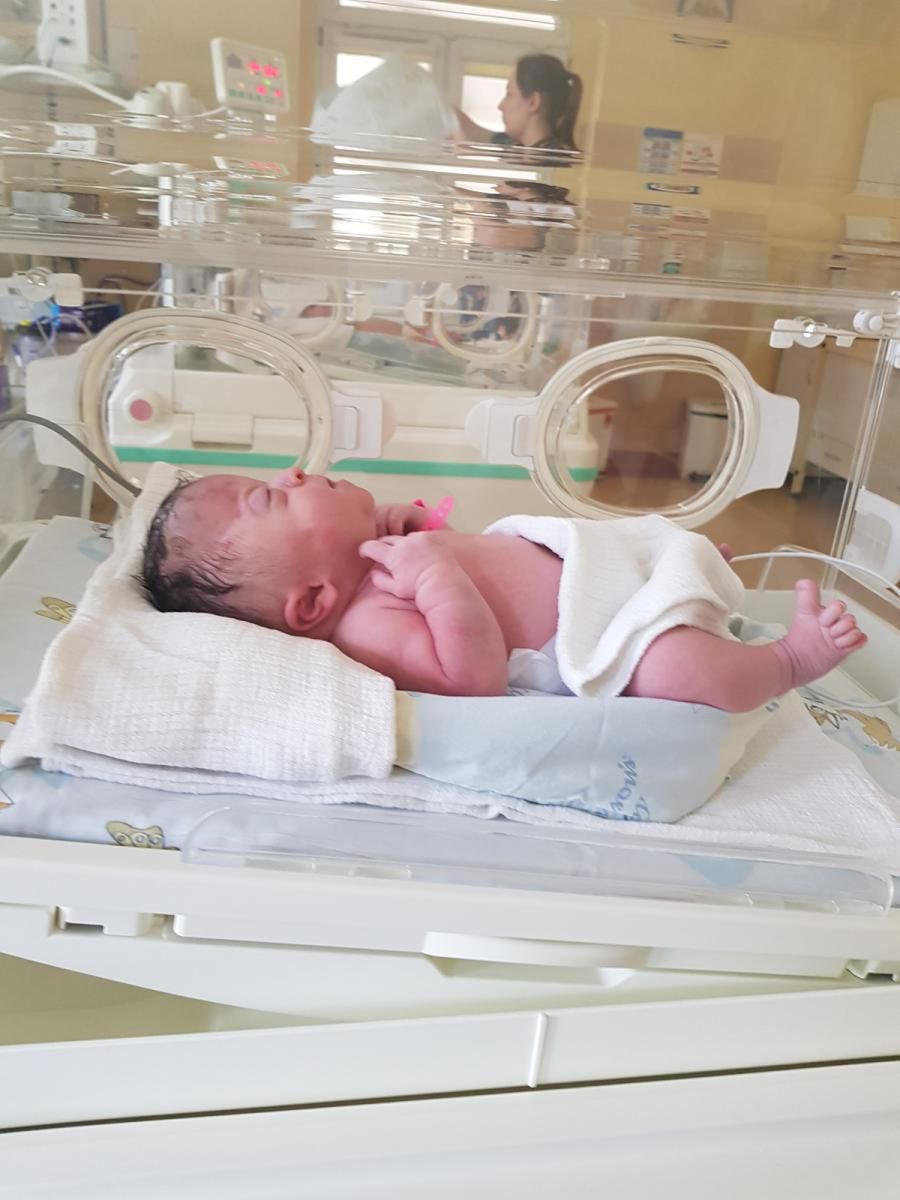 Hania Krakowska po urodzeniu