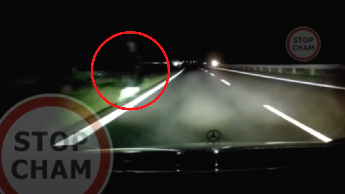 Jechał rowerem pod prąd na ekspresówce S7.