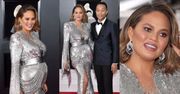 Błyszcząca Chrissy Teigen u boku męża na Grammy