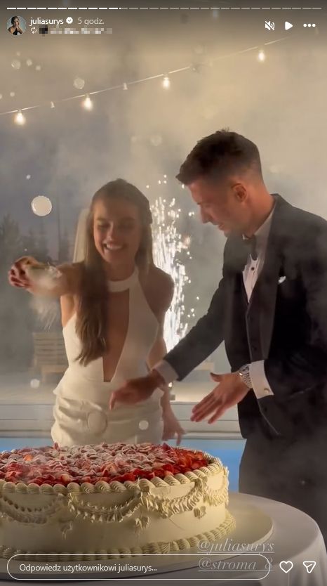 Tak wyglądało wesele Julii Suryś i Marcina Stromeckiego