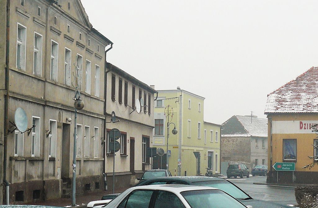 Rynek w Jaraczewie przed rewitalizacją