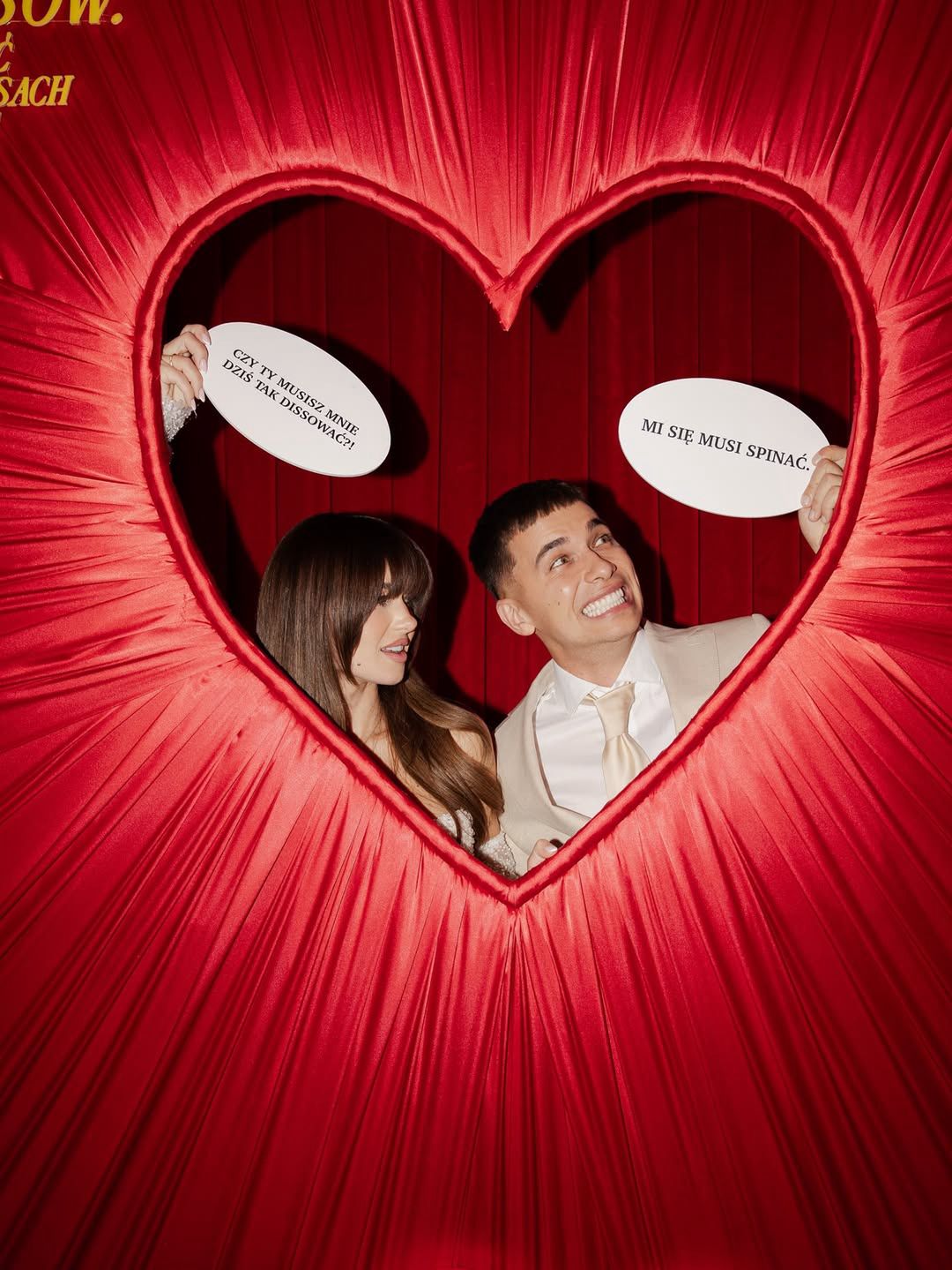 Friz i Wersow na premierze filmu ze swojego ślubu