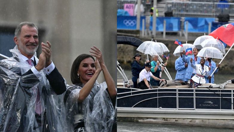 Rain disrupts Paris Olympics grand opening ceremony