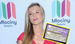 Joanna Krupa czyta z promptera w "Top Model". Nawet wtręty po angielsku