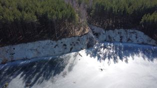 Hutki: "Pojezierze Olkuskie" coraz niebezpieczniejsze. Ogromne osuwiska pochłaniają coraz więcej terenu