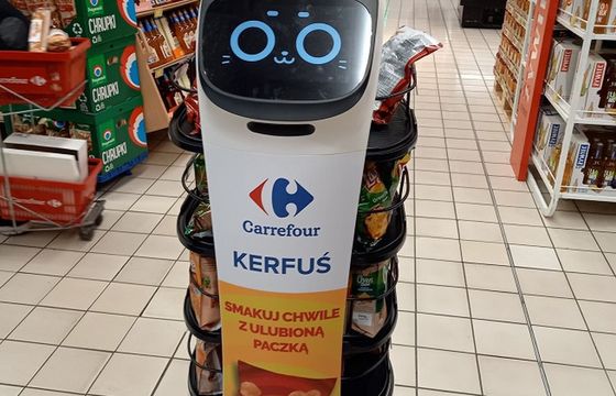 Carrefour i PepsiCo ponadprzeciętnie zadowolone z robota Kerfuś