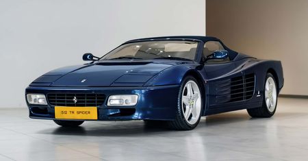 Ultrarzadkie Ferrari 512 TR Spider sprzedane za astronomiczną kwotę