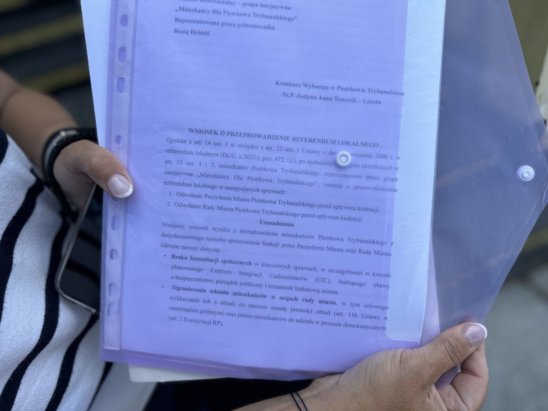 Referendum w sprawie odwołania prezydenta i Rady Miasta w Piotrkowie: Zebrano ponad 6,3 tys. podpisów piotrkowian