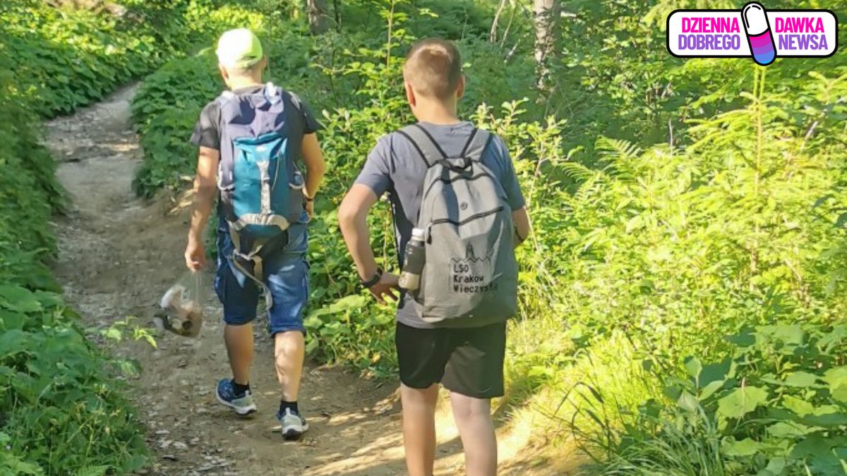 Piękne zachowanie w Tatrach.