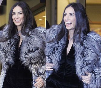 Demi Moore w futrze (FOTO)