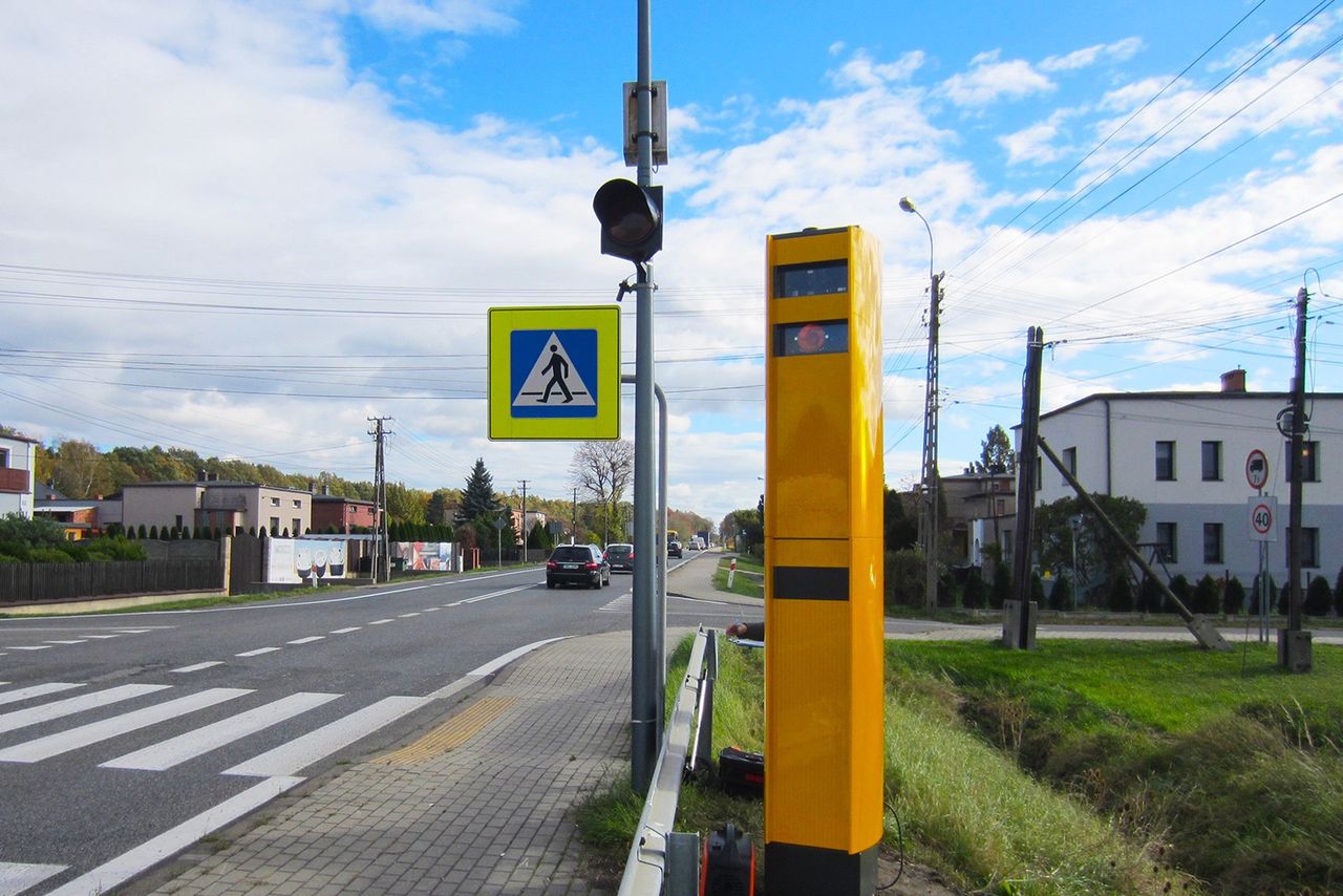 Jeden z fotoradarów będących częścią systemu CANARD