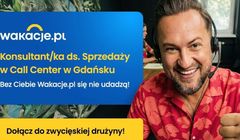 Marcin Prokop w kampanii rekrutacyjnej Wakacje.pl