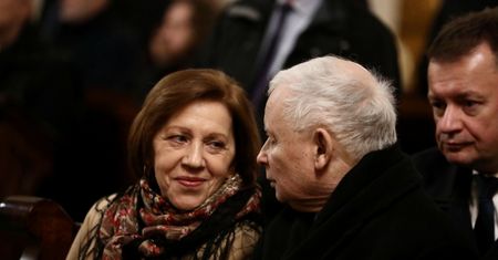 Był z Barbarą Skrzypek w dniu przesłuchania. Wydał oświadczenie