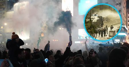 Zamieszki w Argentynie po meczu. Tłumy wyszły na ulice
