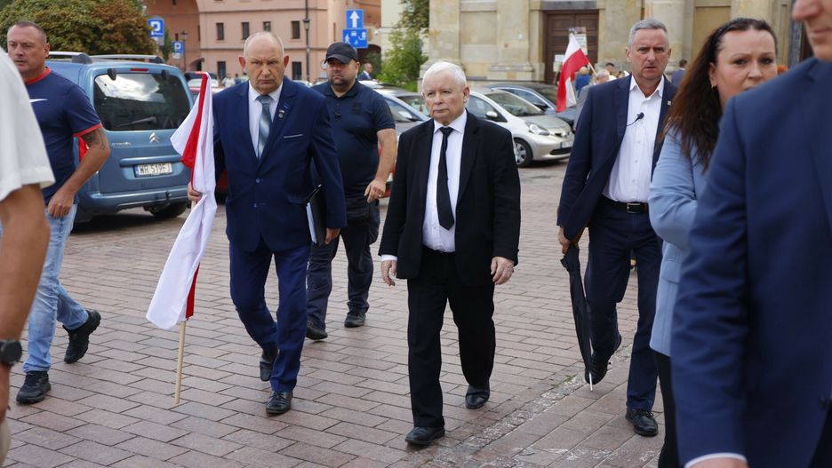 Jarosław Kaczyński na miesięcznicy smoleńskiej