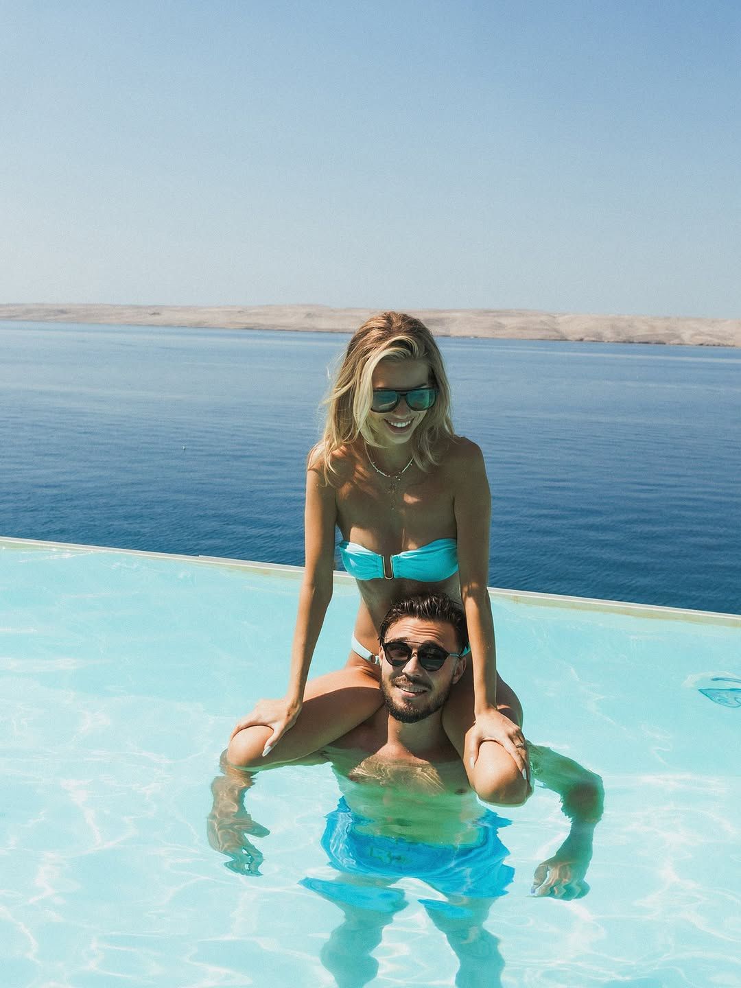 Leon Myszkowski z narzeczoną