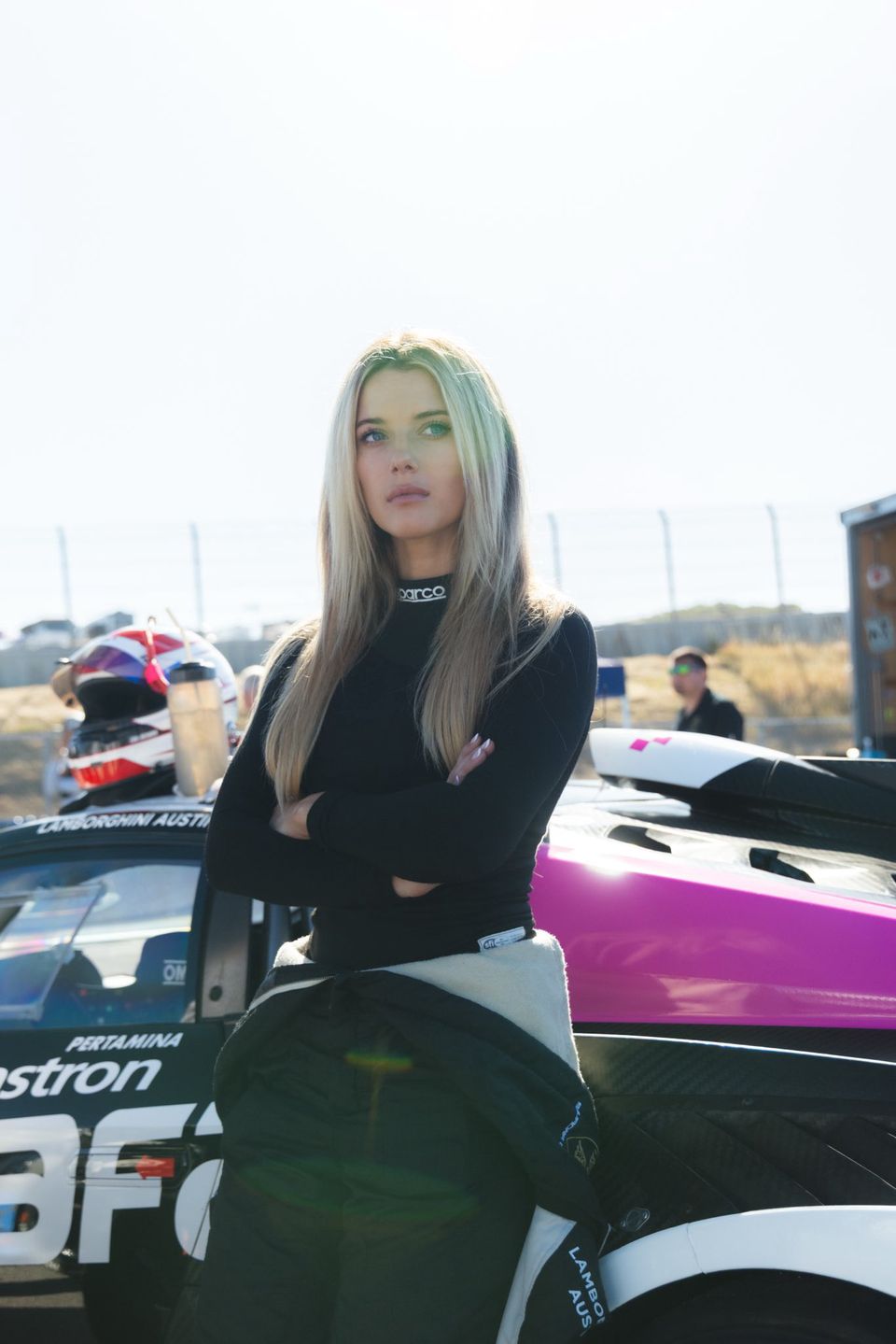 Lindsay Maria Brewer na Lamborghini Super Trofeo