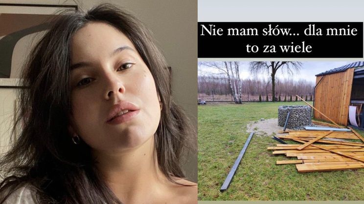 Ola Żuraw pokazuje zdjęcia swojego domu ZDEMOLOWANEGO po wichurze