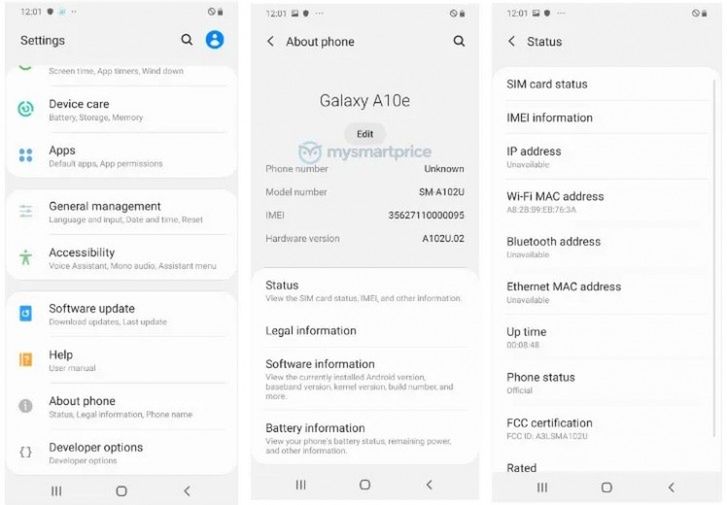Nadchodzi Samsung Galaxy A10e. Budżetowy smartfon w jeszcze bardziej budżetowej wersji [#wSkrócie] 2