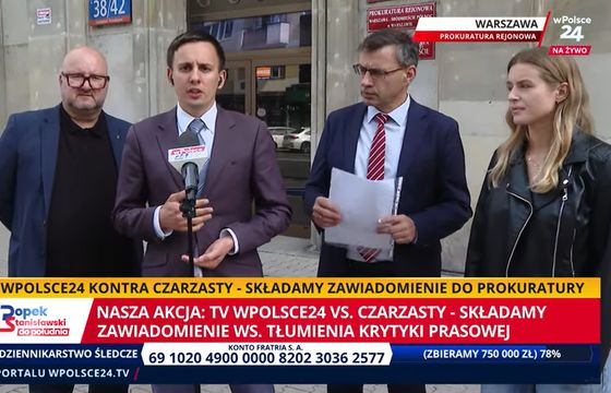 wPolsce24 zawiadamia prokuraturę ws. marszałka Czarzastego. Chodzi o traktowanie reporterów