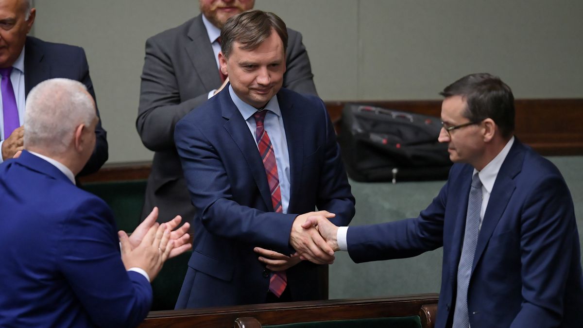 Mateusz Morawiecki i Zbigniew Ziobro
